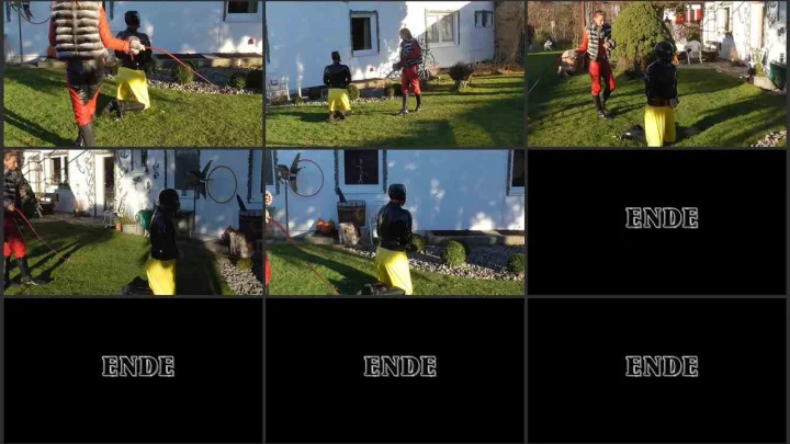 Screenshot 1 aus Captain’s – Leather woman whipped latex Boy / Rittmeisterin – Lederfrau peitscht Latex Boy