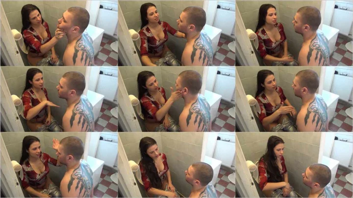 Screenshot 1 aus Dark side of mira: filthy motel : ultimate challange : 200 faceslapping on the toilet