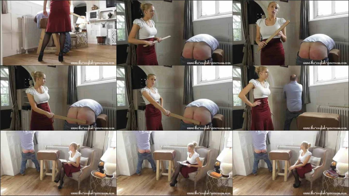 Screenshot 1 aus Governess Kenworthy Gets Retribution Part One (harsh caning Video) Part TWO