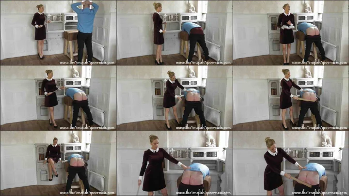 Screenshot 1 aus Governess Kenworthy Installs Some Much Needed Discipline Femdom Spanking Video