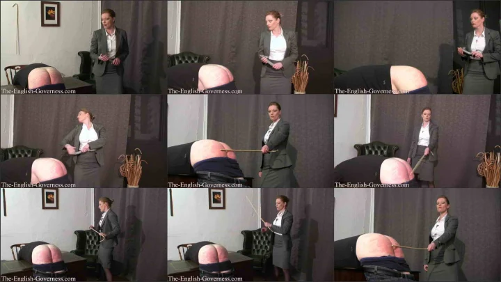 Screenshot 1 aus Miss Porter School Room Punishments Femdom Spanking Video