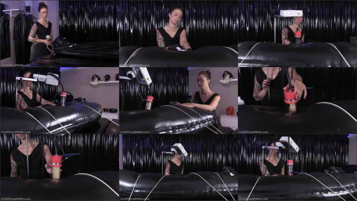 Screenshot 1 aus Eve Dynamite – Milking machine test, Female Domination full video