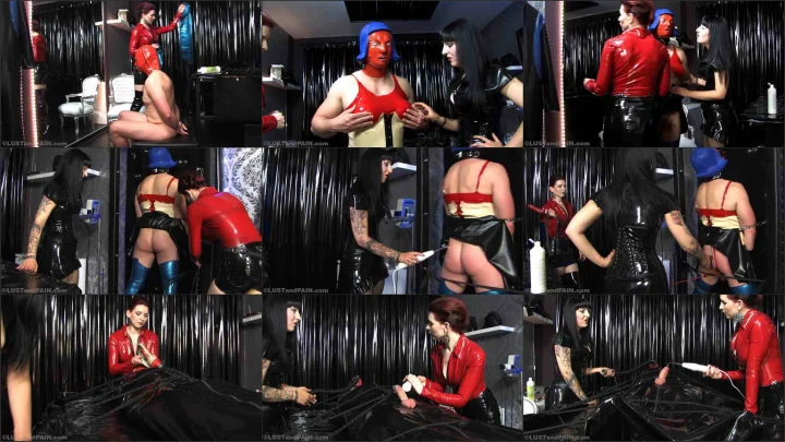 Screenshot 1 aus Lady Scarlett and Laddvgy Destiny – Captured Female Domination Full  Video