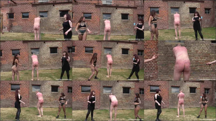 Screenshot 1 aus Mistress Rebekka Raynor & Mistress Nikky French – Friendly Competition, Most Sadistic Show