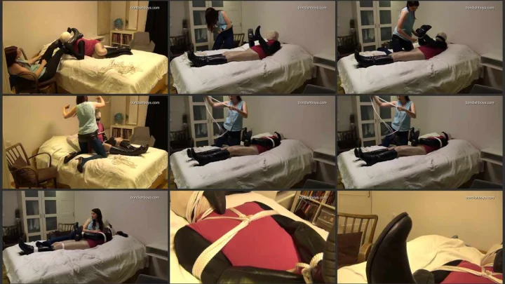 Screenshot 1 aus Overnight Bondage. bondishboys com