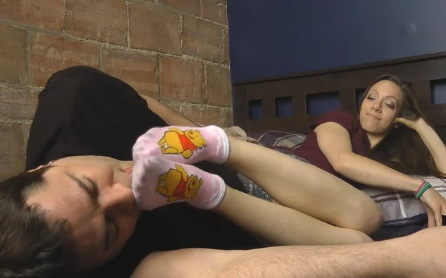 Foot Worship. Audrey’s Lazy Day – Dreamgirls In Socks Studio