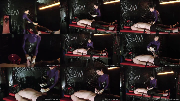 Screenshot 1 aus Baroness Merceds – Spritzverbot, CBT and Male Orgasm Part2. dominated-men com