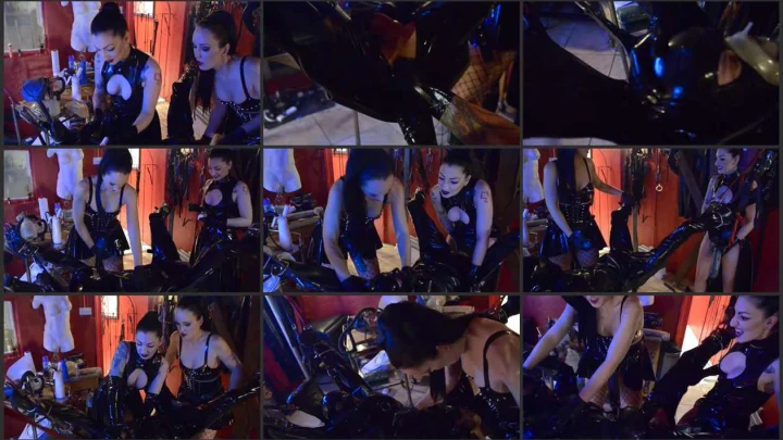 Screenshot 1 aus Fetish Liza and Cybill Troy – Strap-on Deep Fucking, Sadistic Sling Sodomy Overdose