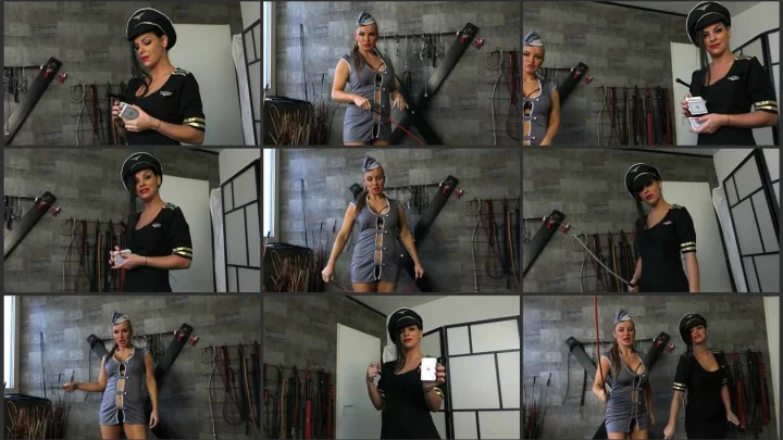 Screenshot 1 aus Romania Cruel Mistress Carmela, Stewardesses Cruel Game