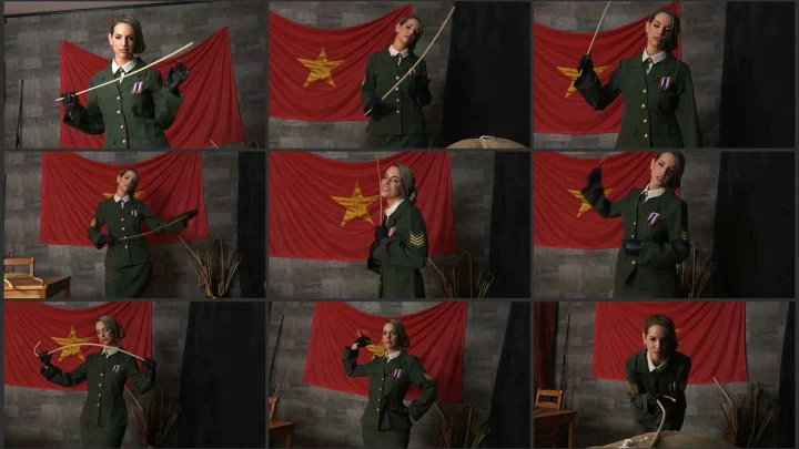 Screenshot 1 aus Mistress Madeleine – Germany FemDom, Caning Exercises