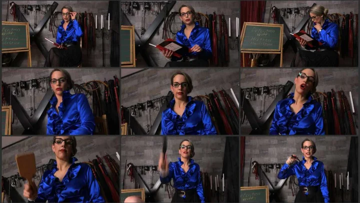 Screenshot 1 aus Mistress Madeleine – Germany FemDom, Spanked and Strapped By The Teacheress
