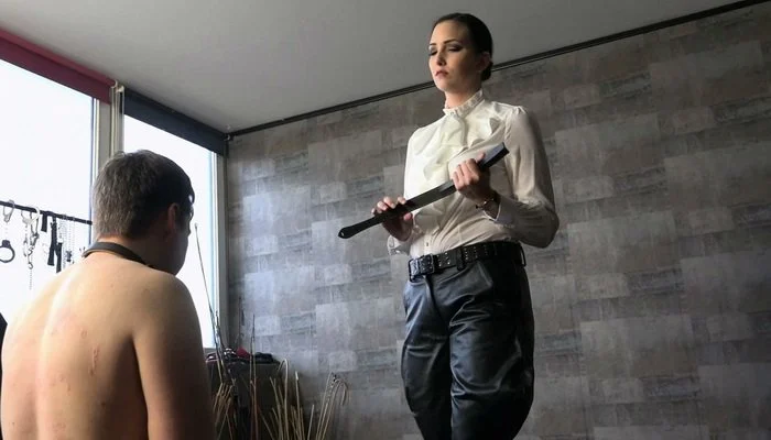 Nemesis – Germany FemDom Mistress, The Cruel Goddess, part 3, Handstrapping and Kicking