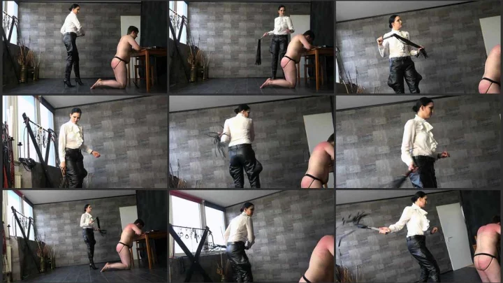 Screenshot 1 aus Nemesis – Germany FemDom Mistress, The Cruel Goddess, part 4, Hard Flogging