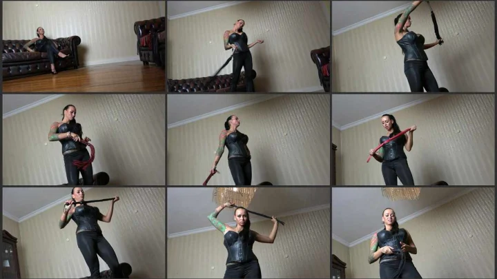 Screenshot 1 aus Cruel German Mistress – Lady Chantal, Looking For The Right Flogger