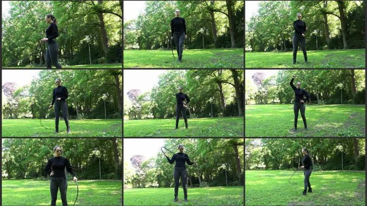 Screenshot 1 aus Cruel Georgia Mistress Iveta, First Outdoor Cracking