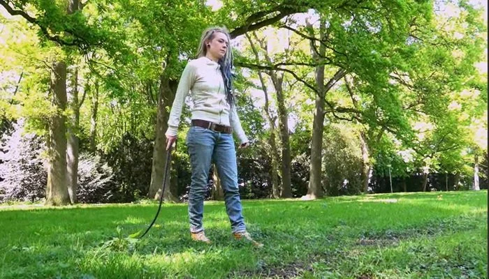 German Mistress Mandalex, First Trys With 3 Bullwhips