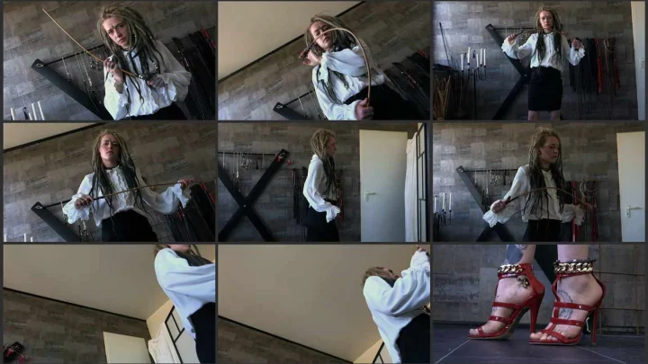 Screenshot 1 aus German Mistress Mandalex, The Different Canemistress