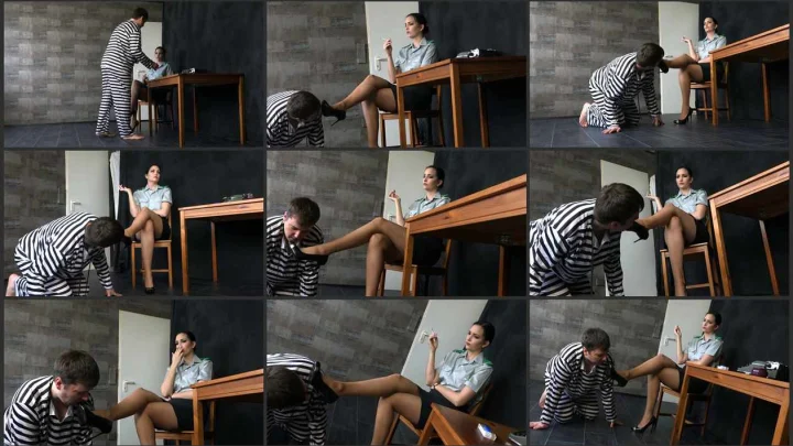 Screenshot 1 aus Nemesis – German FemDom Mistress, The Strict Officer Part 1 Lick My Shoes