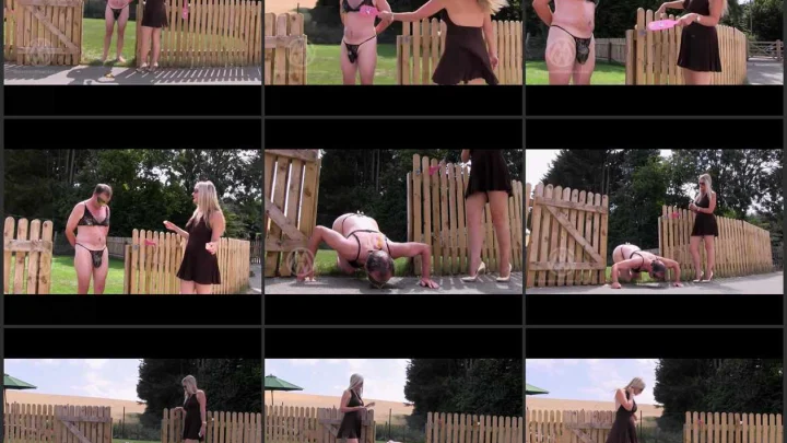 Screenshot 1 aus Mistress Nikki Outdoors Humiliating Slave – Smashing!