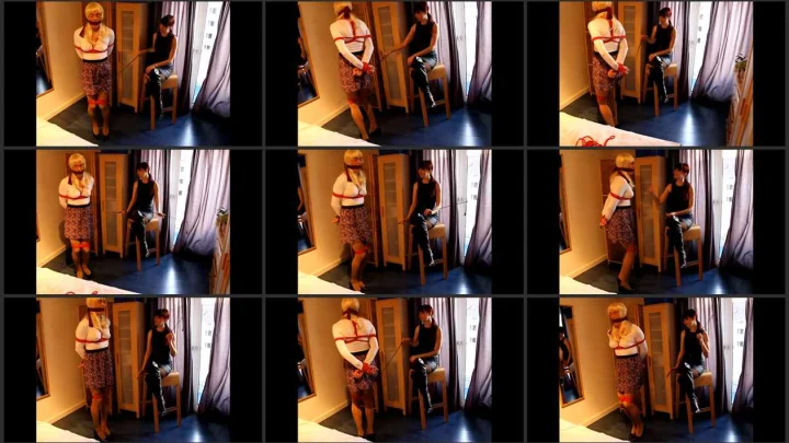 Screenshot 1 aus Domina Sandra – Humiliation. bondishboys com