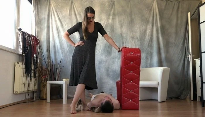 Cruel Georgia Mistress Iveta, Trampling The Slave