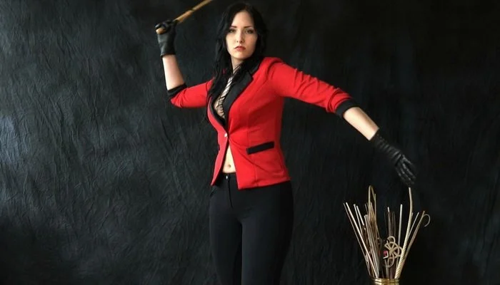 Nemesis – German FemDom Mistress, Testing My Crops For Punishment