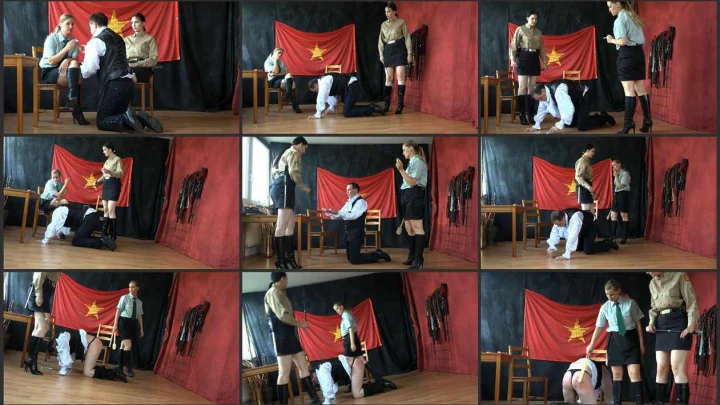 Screenshot 1 aus Miss Cassandra and Nemesis – German FemDom Mistress, Matriarchiat Series The Cleaning Slave