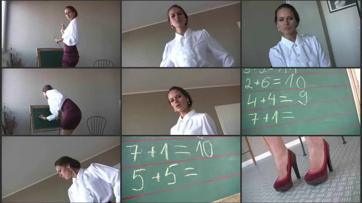Screenshot 1 aus Cruel Georgia Mistress Iveta, Sadists Maths Lesson