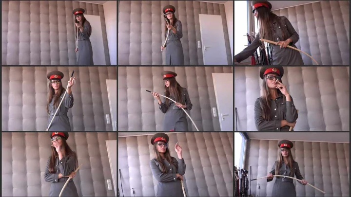 Screenshot 1 aus Cruel Georgia Mistress Iveta, Thrashing Officer