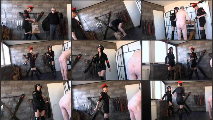 Screenshot 1 aus Miss Jayla and Mistress Medina – German FemDom Mistress, an Initial Whipping
