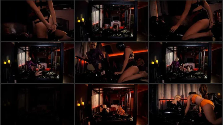 Screenshot 1 aus Latex Porn With Surprises 3 – Baroness Davina Dust and Nina