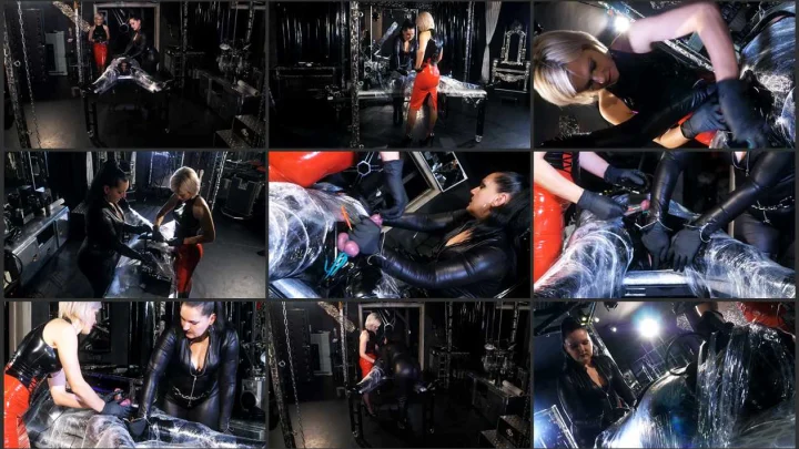 Screenshot 1 aus The Horniness Exam 3, Baroness Davina Dust and Domina Silvia