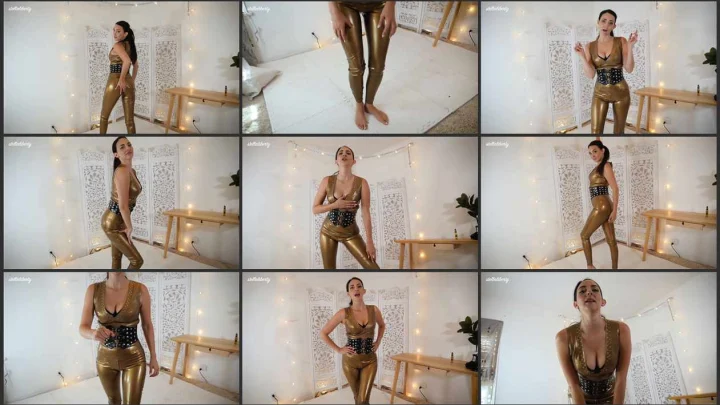 Screenshot 1 aus POV Kicking, Latex Ballbusting POV – Stella Liberty Femdom Video