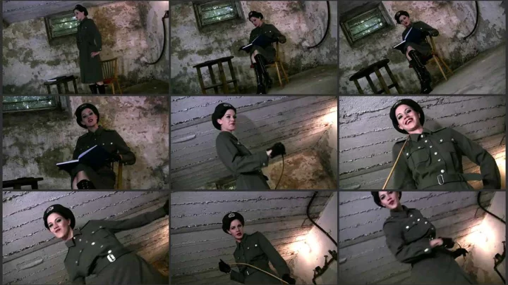 Screenshot 1 aus Punishment in The Cellar – German Femdom Mia Mane (Miss Melena)