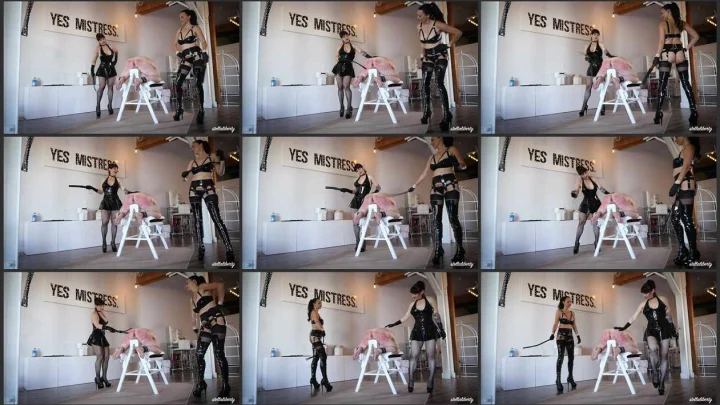 Screenshot 1 from Double Female Domination, Femdom Flesh Destruction with Andrea Untamed and Stella Liberty