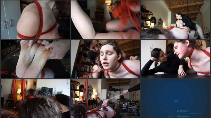 Screenshot 1 aus Tie a Neck Rope, Red Face – Blue Face with Elise Graves and Tai Crimson
