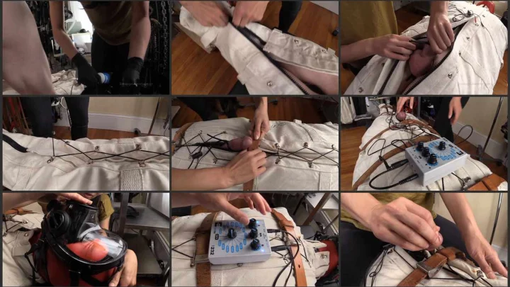 Screenshot 1 aus Jerk Off, Electro Torture, and Teasing, Someone’s Excited with Elise Graves and Patrick