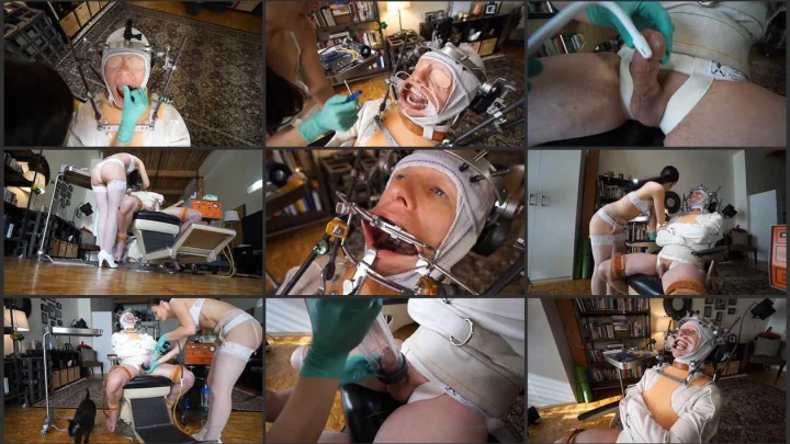 Screenshot 1 aus Neck Brace Fetish, Stange Hobbies at the Dentist – Elise Graves and Strange Hobbies