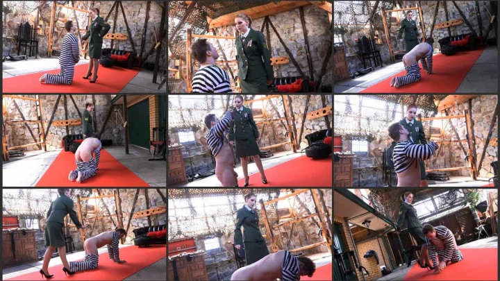 Screenshot 1 aus Uniforms Whipping, A Cruel Interrogation with Mistress Cloe