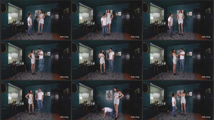 Screenshot 1 aus Height Humiliation, Short Hookups – Stella Liberty Video