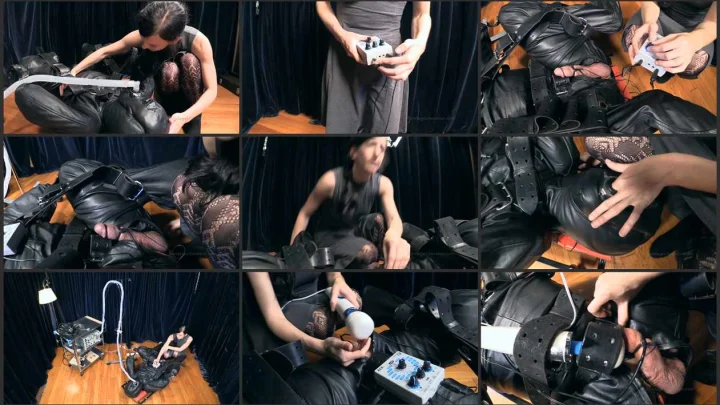 Screenshot 1 aus Leather Electric Play, You are Not in Control with Elise Graves and LustKinkySteve