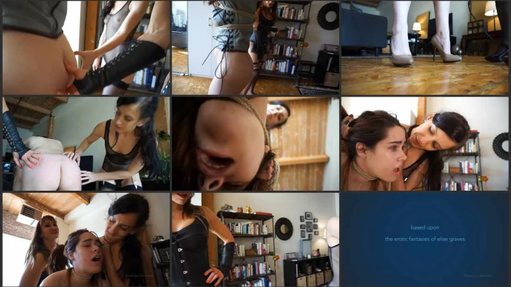 Screenshot 1 aus Lezdom Double Punishment for Perfect Body with Mistress Miranda, Katt Anomia, and Elise Graves