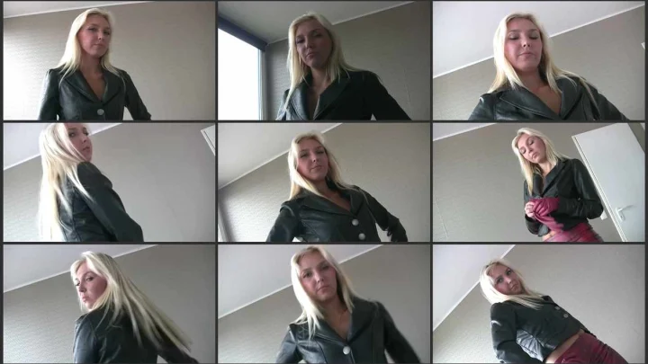 Screenshot 1 aus Leather POV Faceslapping with Mistress Claudia