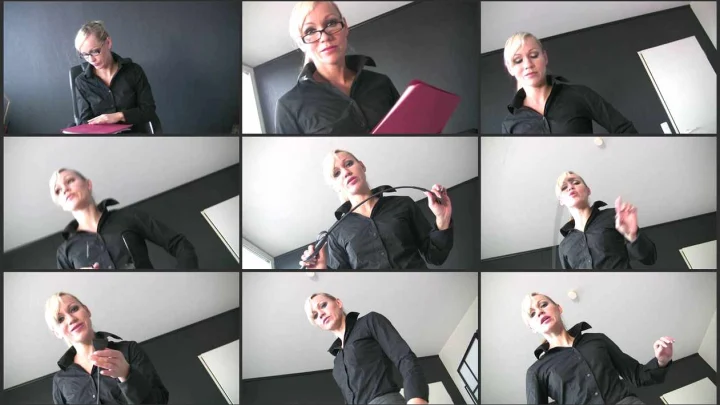 Screenshot 1 aus Femdom POV Spanking, The Lousy Secretary with Gia Gold