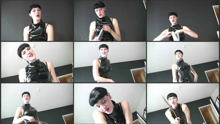 Screenshot 1 aus Femdom POV Whipping, Bad Birthday Gift Punishment with Miss Mia Mane