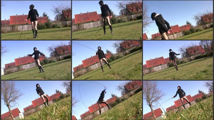 Screenshot 1 aus Femdom Whipping POV, Severe Whipping with Mia Mane