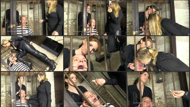 Screenshot 1 aus Double Domination, Ruthless Ashtray Training with Lady Faye and Mistress Cloe