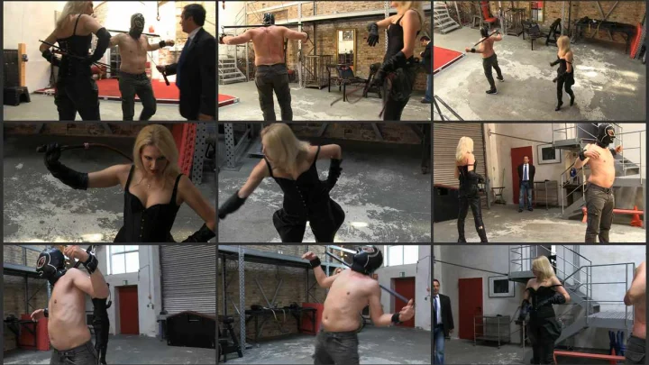 Screenshot 1 aus Corporal Punishment Leather, Testing A New Slave with Mistress Akella