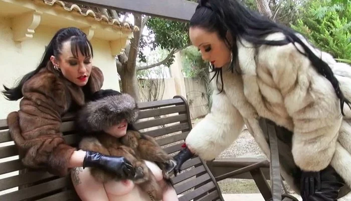 Lesbian Domination, Foursome of Fun in Fur with Lucia Love, Fetish Liza and Miss Miranda part 1
