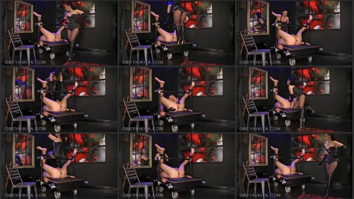 Screenshot 1 aus Whipping Leather, Oh Did You Think You Were Gonna Cum?, Mistress Nikita FemDom Videos